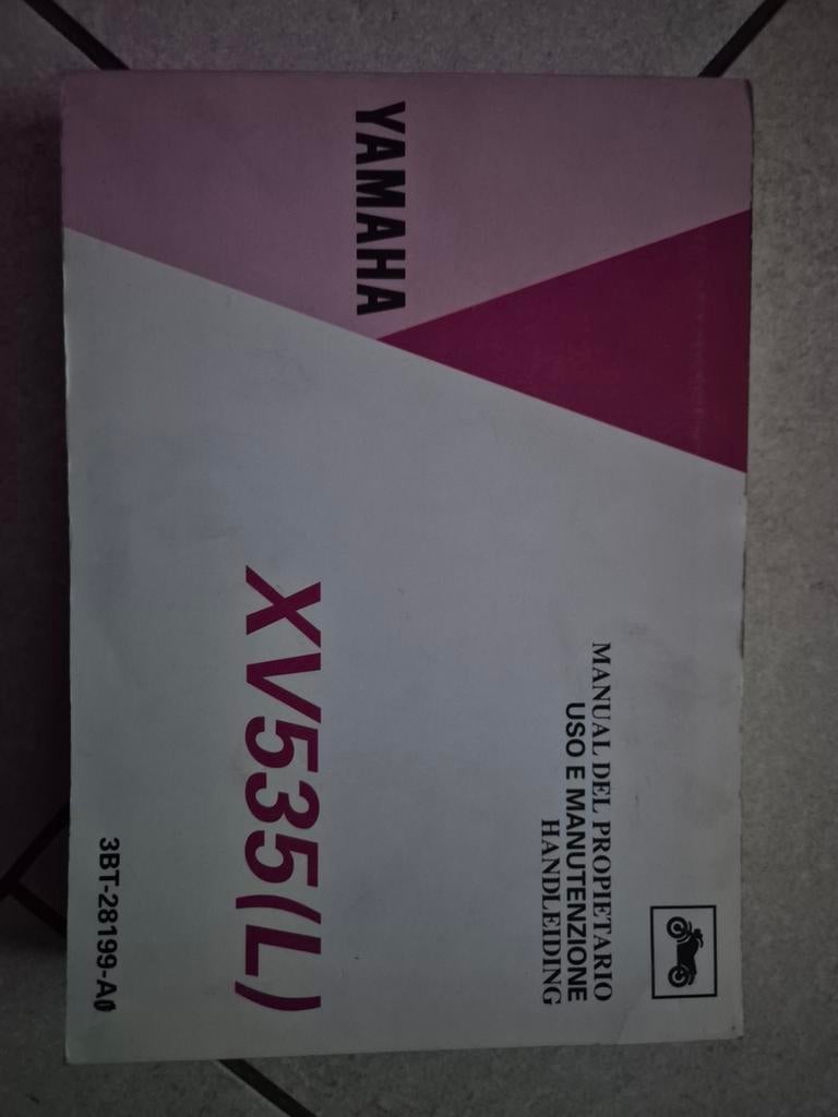 Yamaha XV535(L) Handleiding, Ophalen of Verzenden