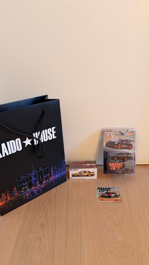 Kaido House BMW M3 & Mini GT Porsche 911 Essen 2025 1:64, Ophalen of Verzenden, Nieuw, Auto