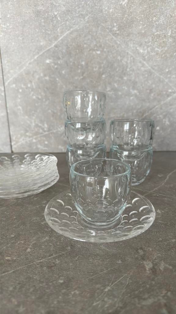 Kopje met schotel, Verzamelen, Glas en Borrelglaasjes, Ophalen, Zo goed als nieuw, Overige typen
