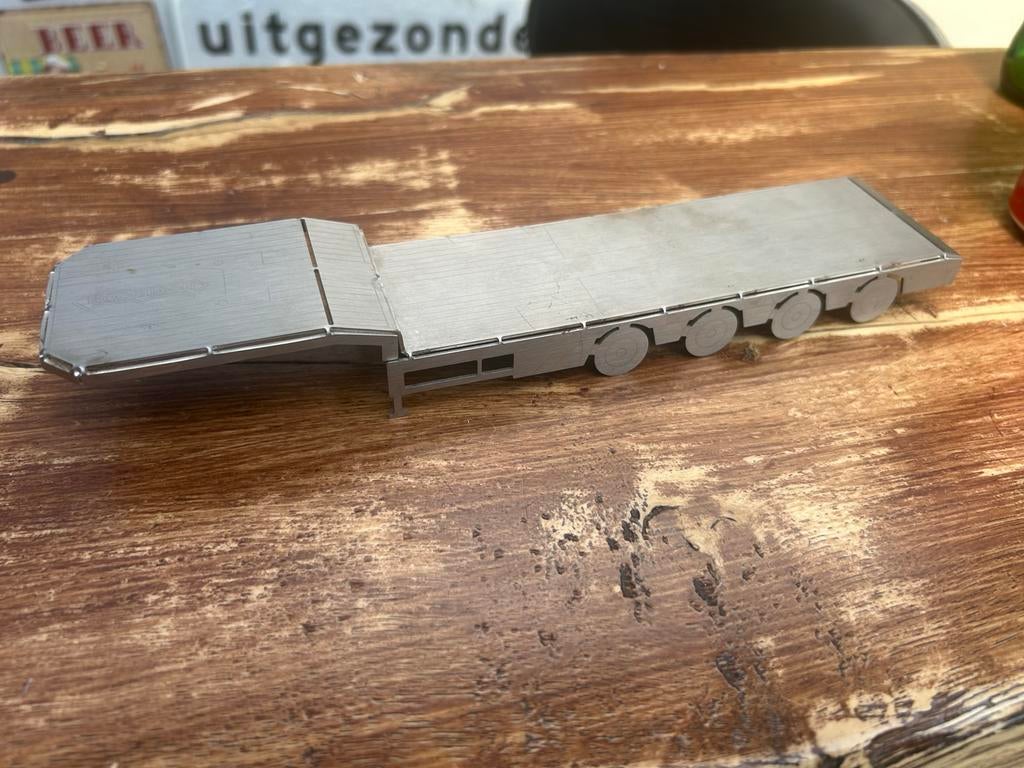 Nooteboom dieplader 1:50 - IJzeren model, Ophalen of Verzenden, Nieuw, Bus of Vrachtwagen, Overige merken