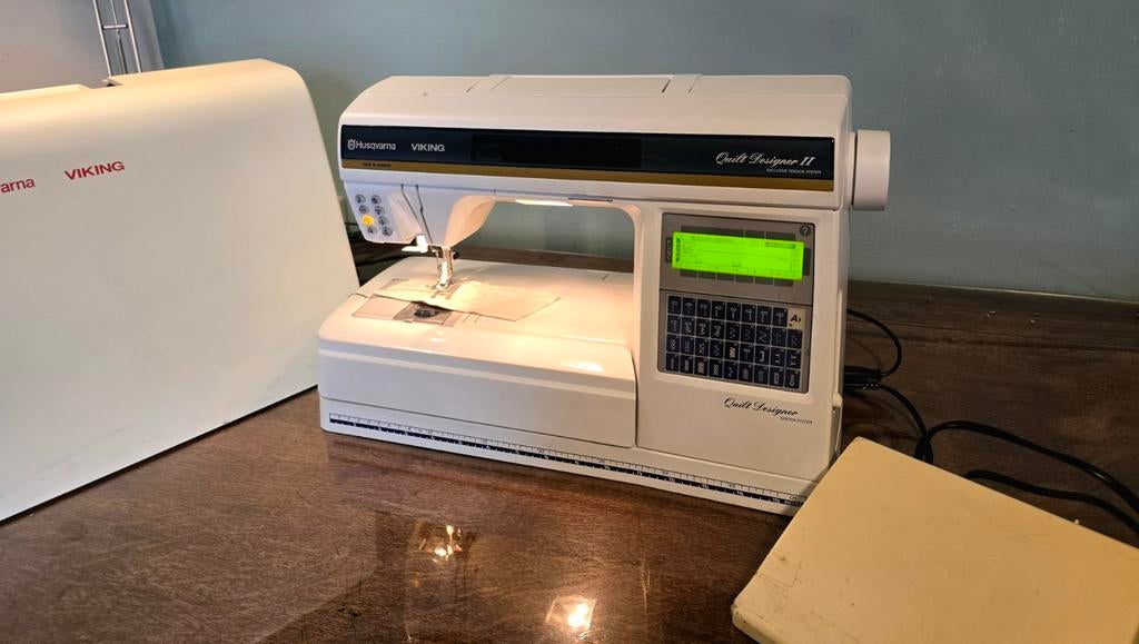 Husqvarna Viking Quilt Designer II - Zeer Goed!, Ophalen, Zo goed als nieuw, Naaimachine, Husqvarna