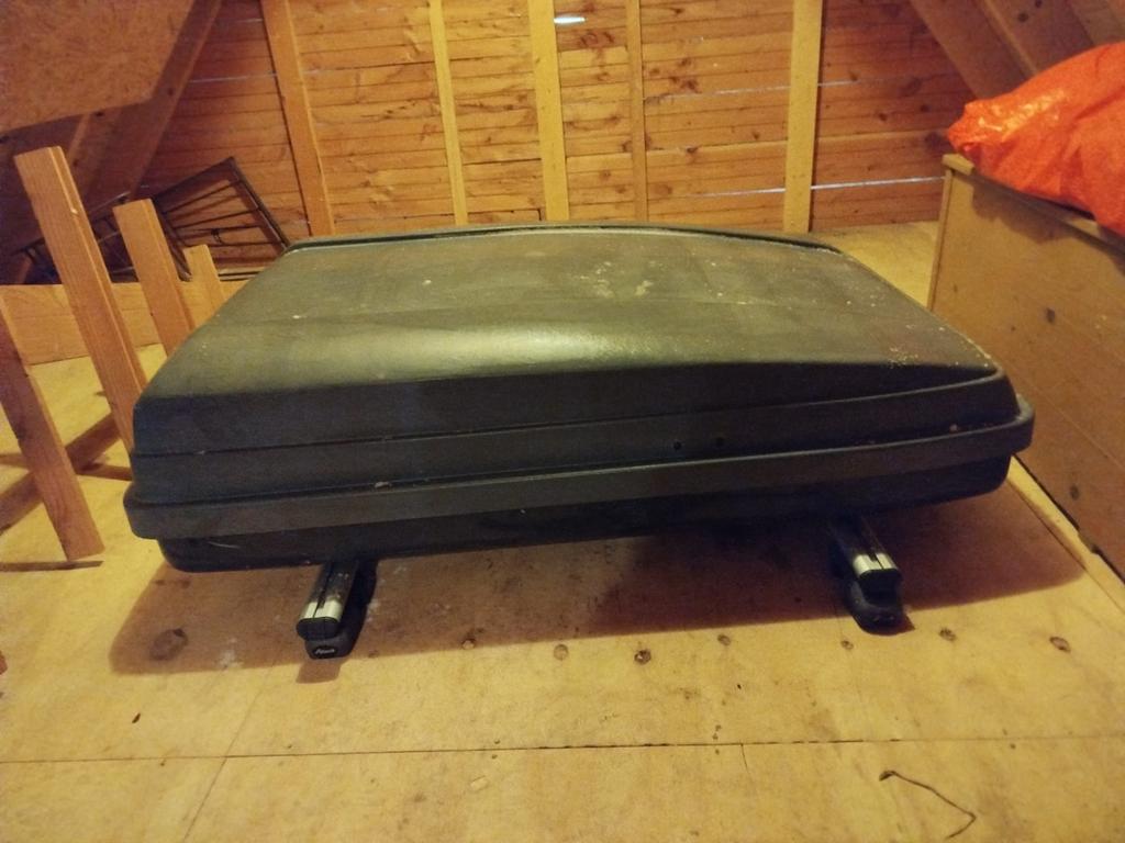 Dakkoffer met steun voor vw golf, Auto diversen, Dakkoffers, Ophalen of Verzenden, Zo goed als nieuw