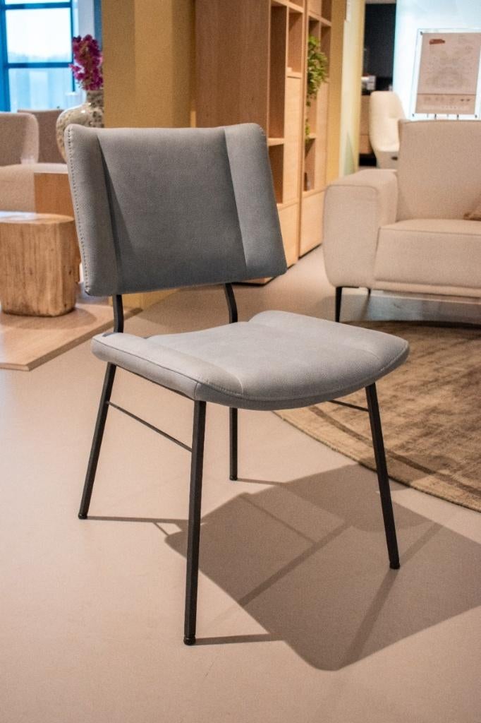 Eetkamerstoel Tatum S2 | XOOON, Ophalen, Blauw, Nieuw, Landelijk, Industrieel