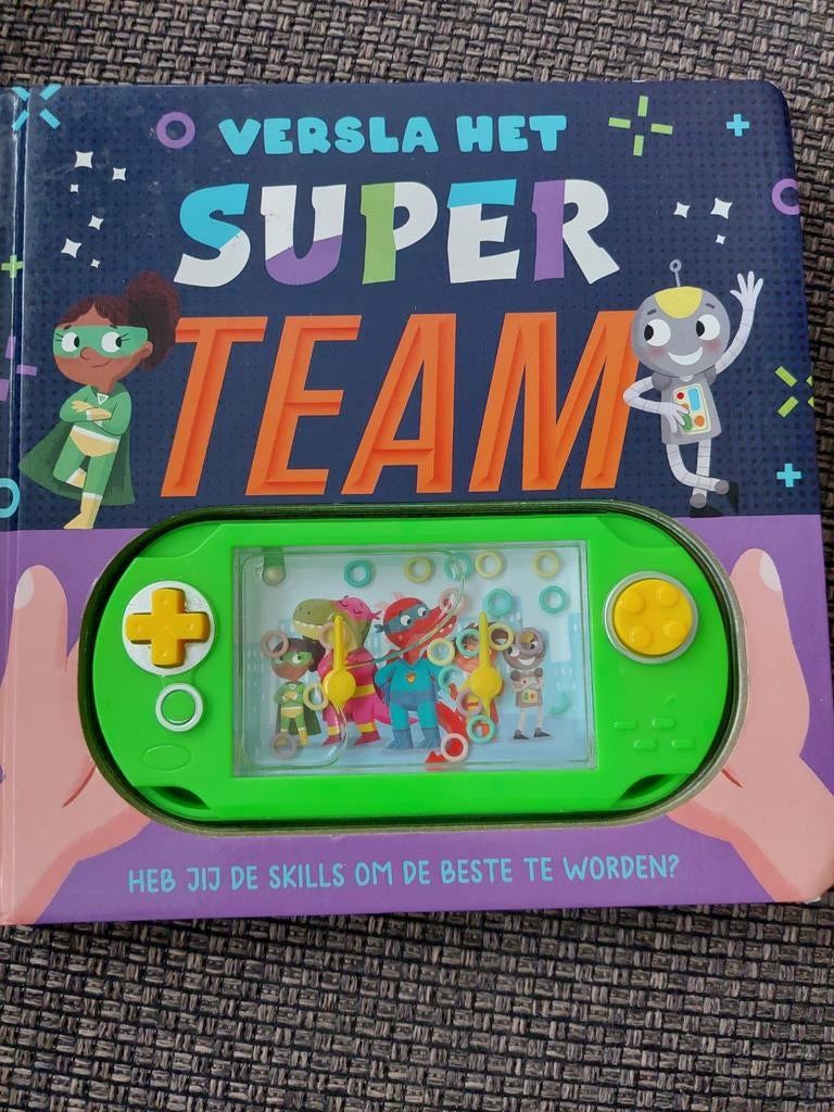 Versla het Super Team - Nieuw Boek!, Gelezen, 3 tot 4 jaar, Ophalen of Verzenden, Uitklap-, Voel- of Ontdekboek