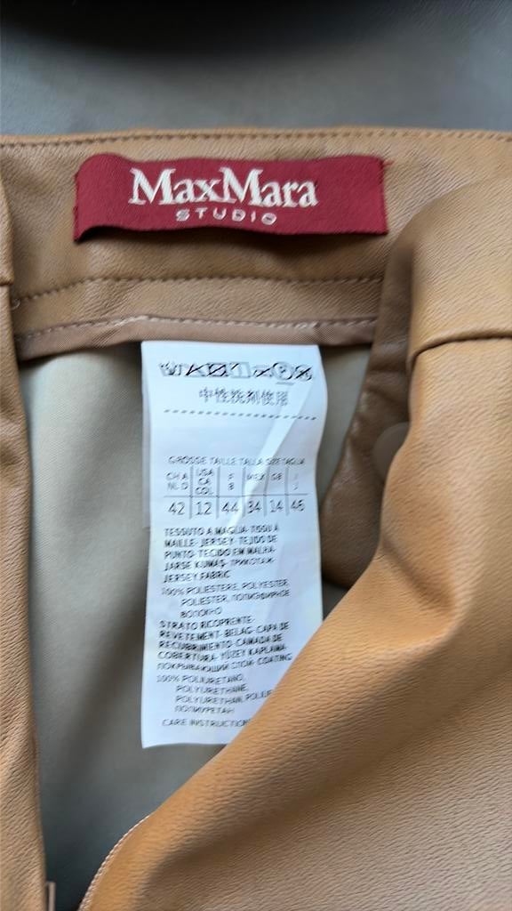 Max mara broek, Ophalen of Verzenden, Zo goed als nieuw, Bruin, Lang