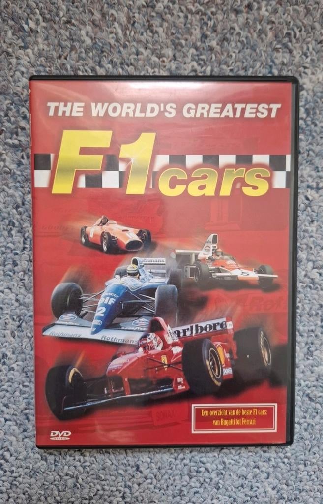 Dvd the worlds greatest F1 cars, Alle leeftijden, Ophalen of Verzenden, Zo goed als nieuw