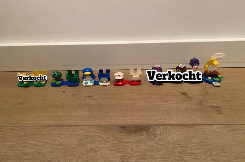 Mario lego mini figuren en power ups, Kinderen en Baby's, Speelgoed | Duplo en Lego, Zo goed als nieuw, Ophalen