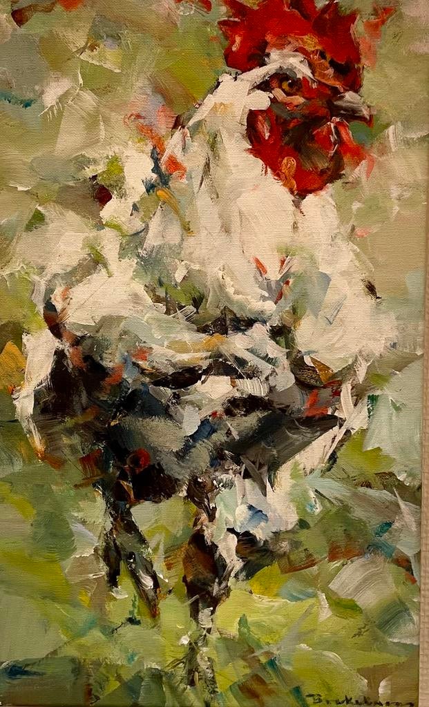 Dorus Brekelmans - Haan - Giclée op canvas, Ophalen of Verzenden