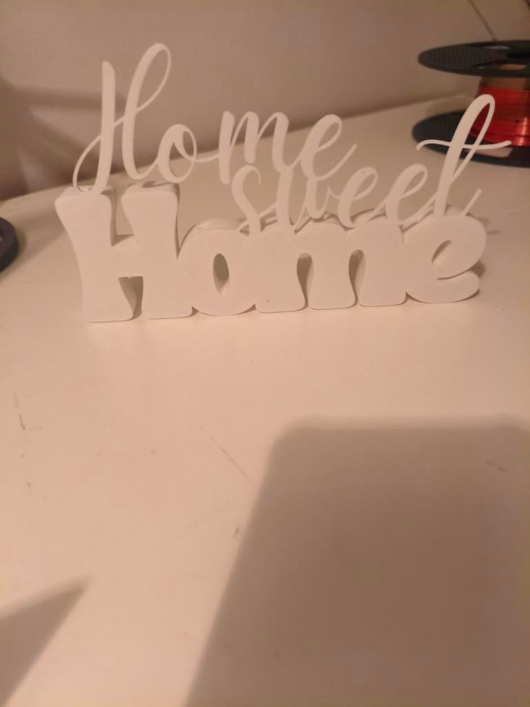 Decoratief bord 'Home Sweet Home', Ophalen of Verzenden