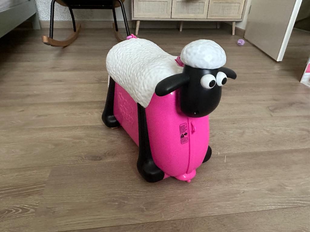 reis koffer kind schaap, Hard kunststof, Minder dan 50 cm, Zo goed als nieuw, Minder dan 35 cm