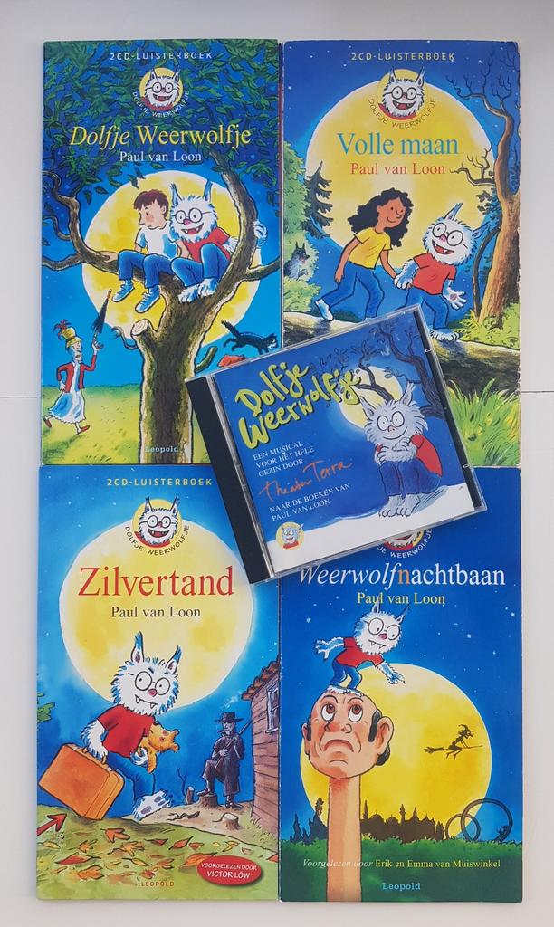 4x Luisterboek Dolfje Weerwolfje - Paul van Loon, Ophalen of Verzenden, Paul van Loon, Cd, Kind