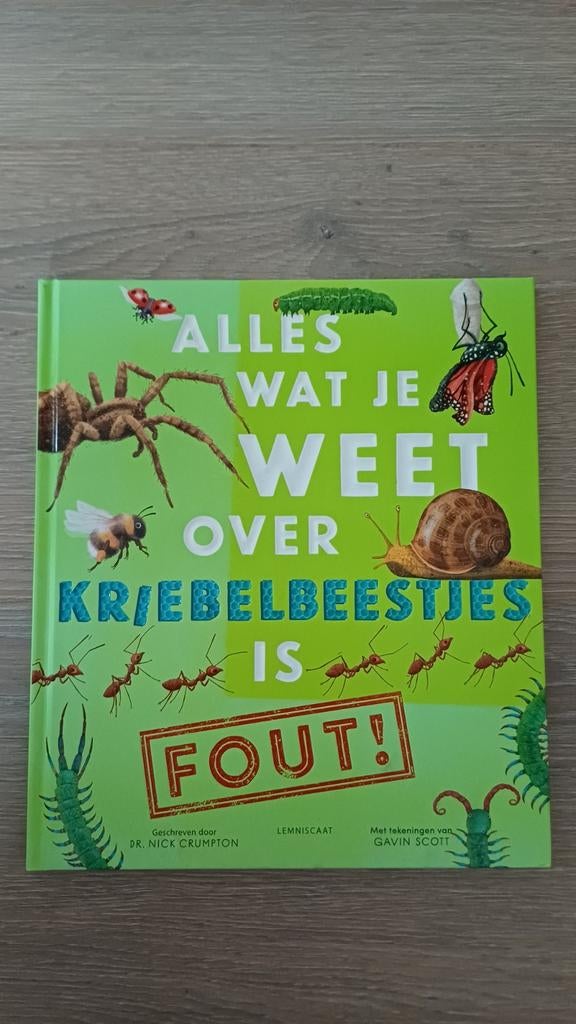 Alles wat je weet over kriebelbeestjes is FOUT!, Boeken, Non-fictie, Nieuw, Ophalen of Verzenden, Nick Crumpton