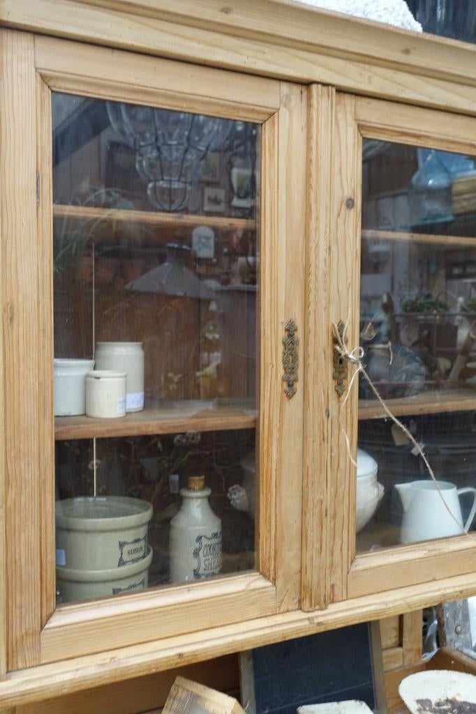 Oud grenen buffetkast/spekkast/landelijke keukenkast, Ophalen, Gebruikt, Grenenhout, Landelijk