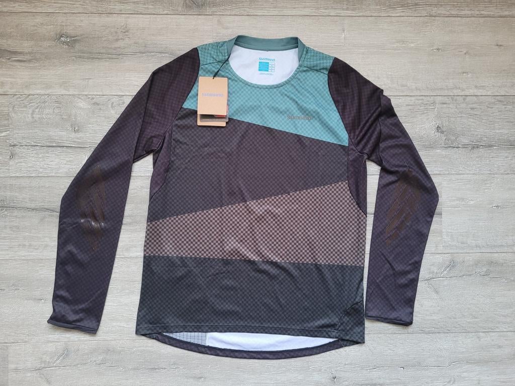 Nieuw MTB shirt Shimano Fujimi longsleeve heren maat L, Fietsen en Brommers, Fietsaccessoires | Fietskleding, Heren, Nieuw, Ophalen of Verzenden