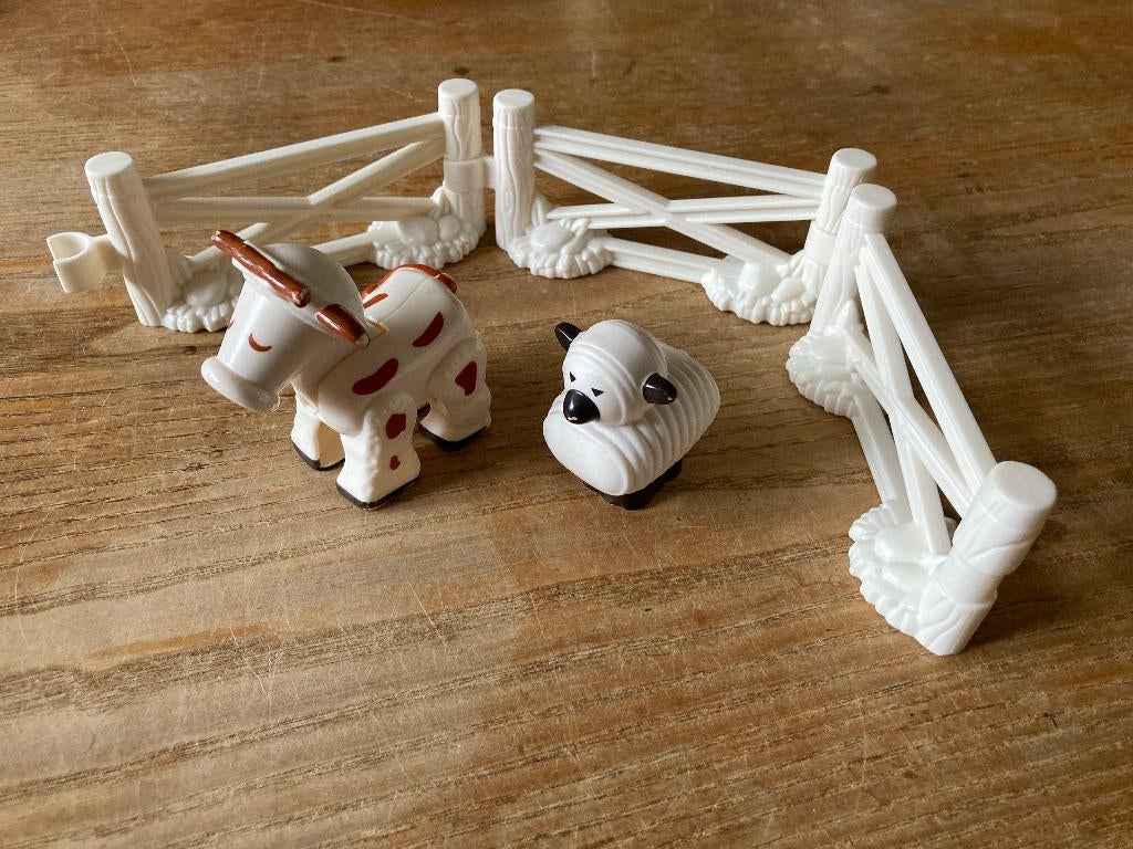Vintage Fisher Price koe schaap hekjes, Ophalen of Verzenden, Gebruikt, Overige typen