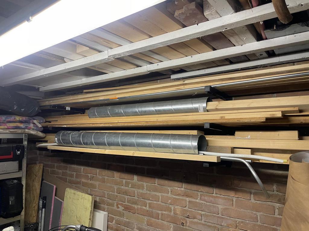 Hout stelling ophang, Ophalen, Nieuw