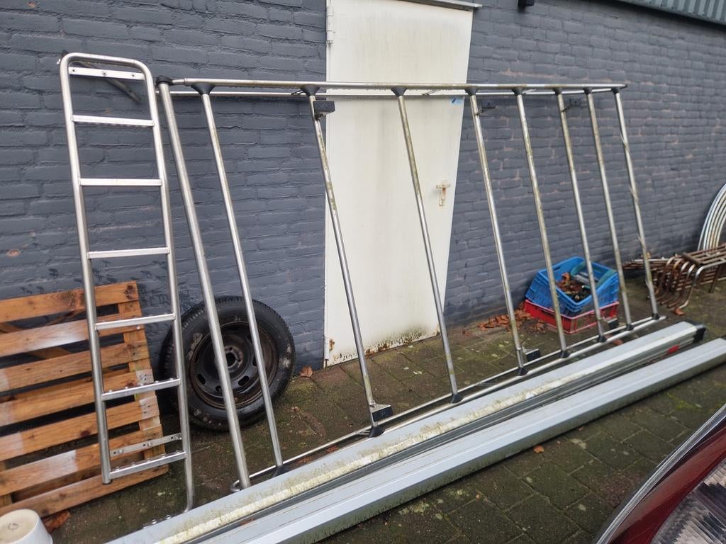 Ford Transit L2 Imperiaal RVS met Trap, Ophalen of Verzenden, Zo goed als nieuw