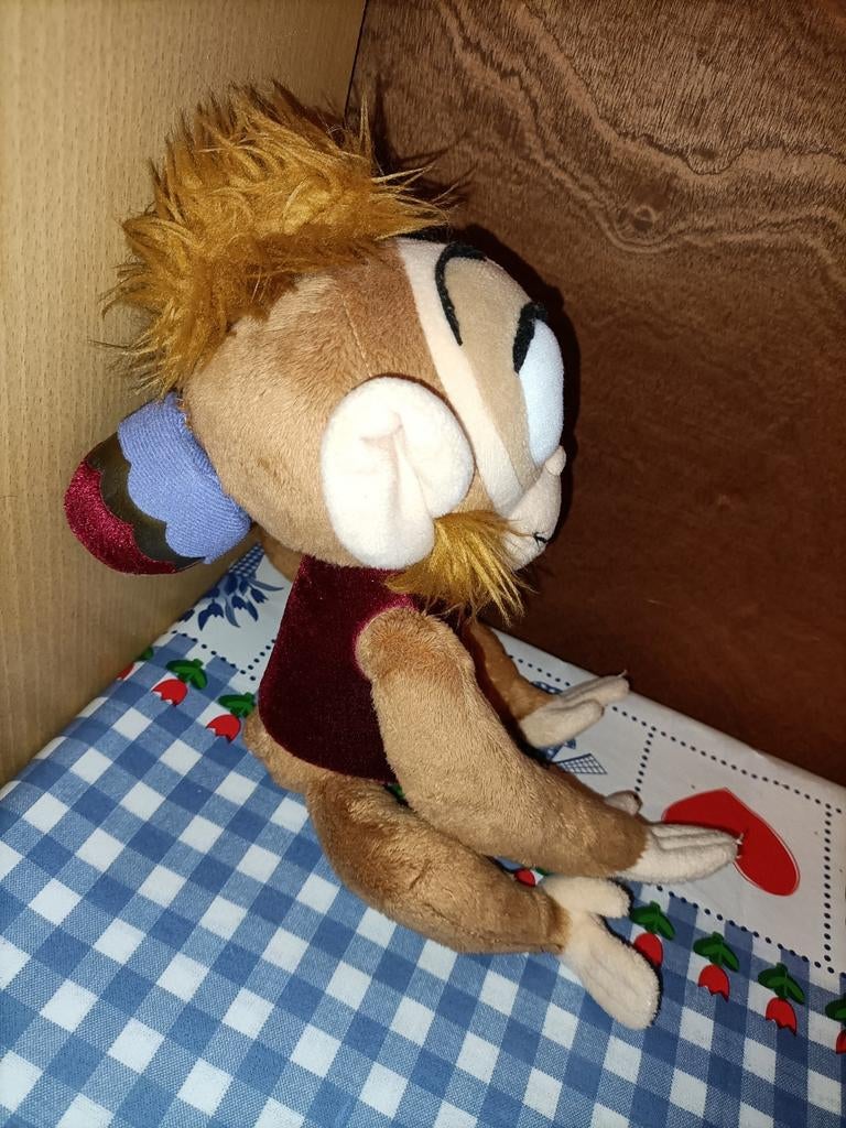 Abu de aap knuffel Aladdin Disney Store 32 cm, Ophalen of Verzenden