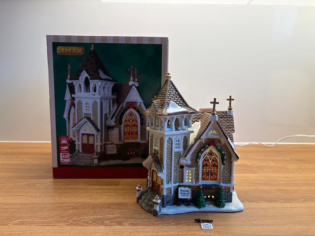 Lemax huisje  Little River Church, Ophalen, Zo goed als nieuw