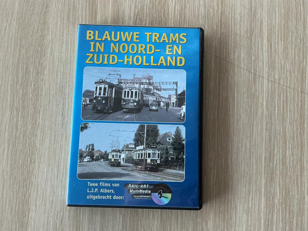 NZH dvd blauwe trams in noord en zuid- holland, Ophalen of Verzenden, Zo goed als nieuw, Trein, Overige typen