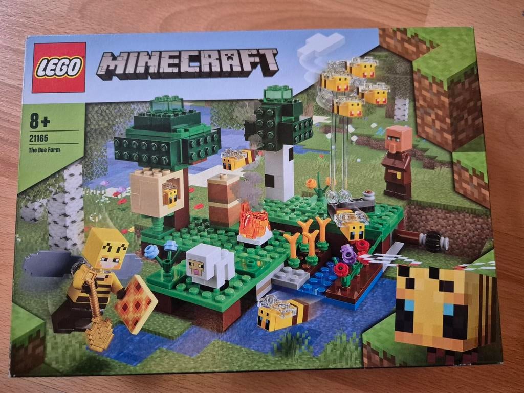 LEGO Minecraft De Bijenboerderij 21165 - Complete Set, Ophalen, Zo goed als nieuw, Complete set, Lego
