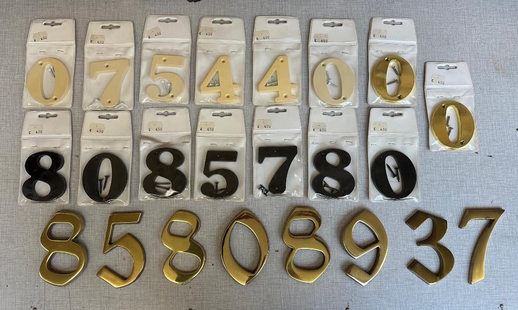 Partij huisnummers, Ophalen of Verzenden, Nieuw