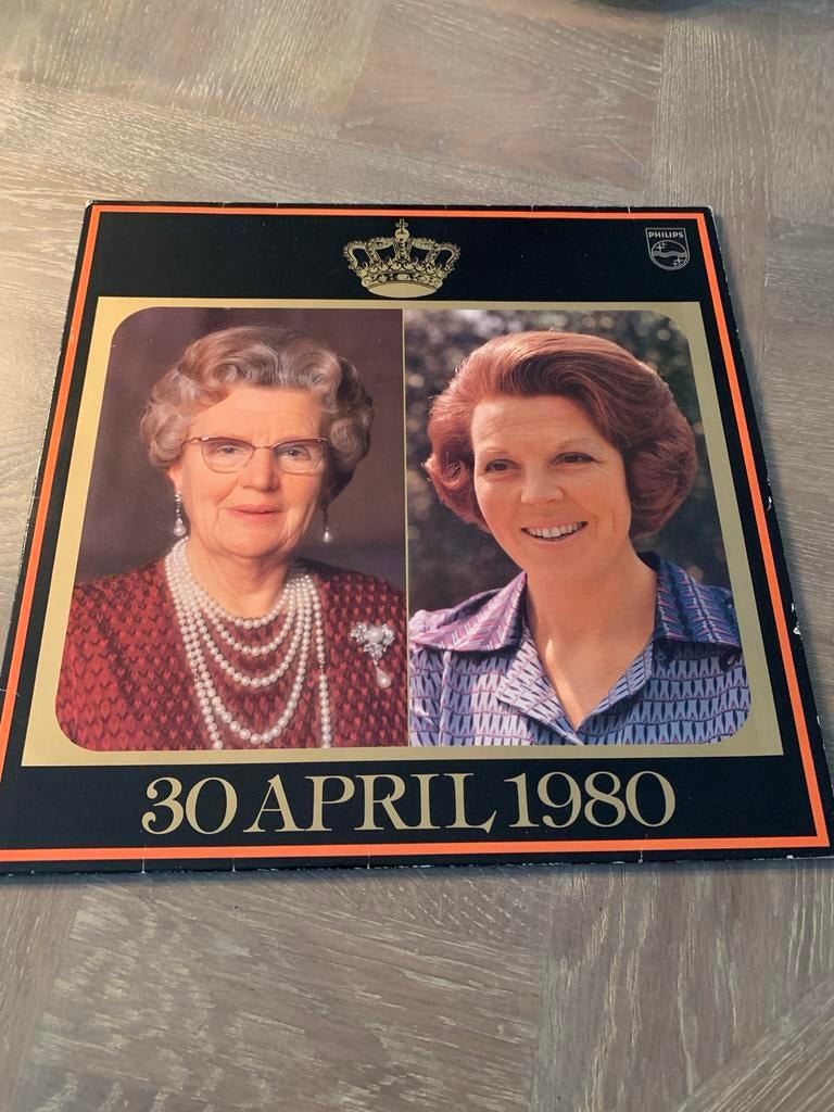 Beatrix & Juliana - 30 April 1980 LP, Gebruikt, Overige typen, Ophalen of Verzenden, 12 inch