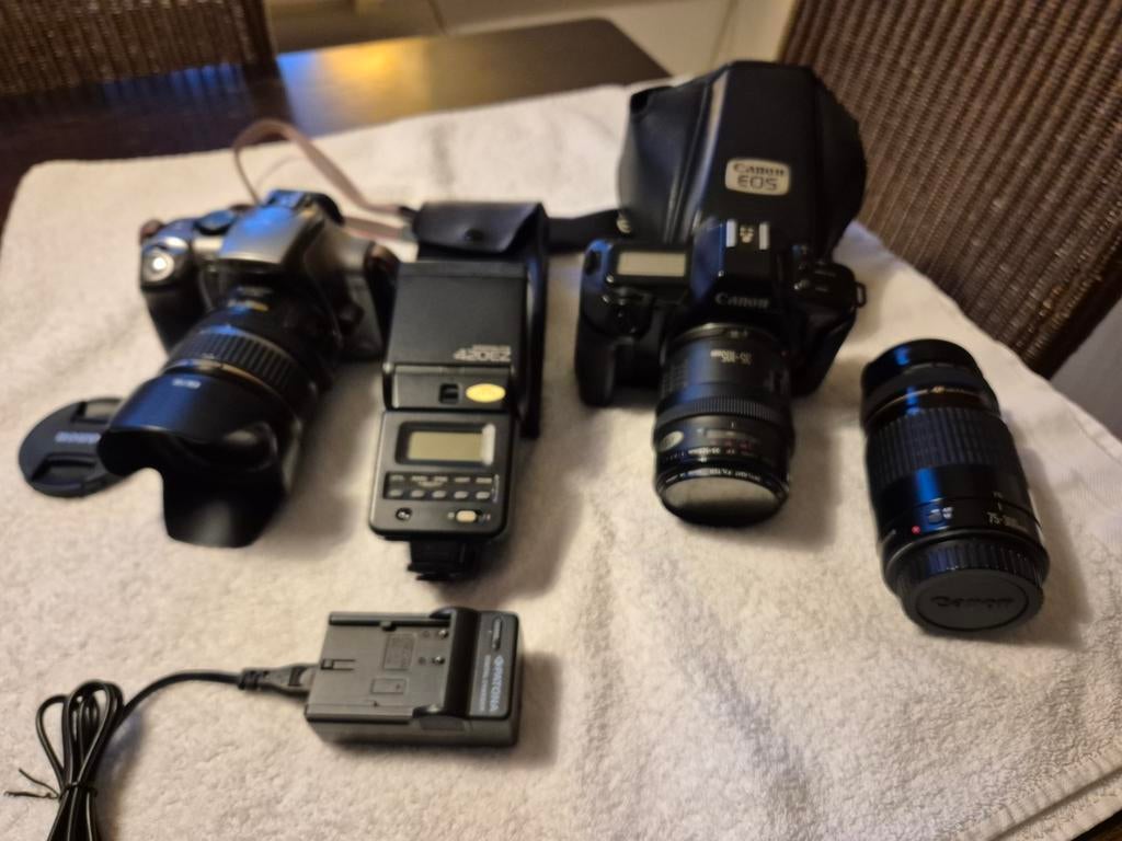 Canon EOS analoog en digitaal., Ophalen, Spiegelreflex, Canon