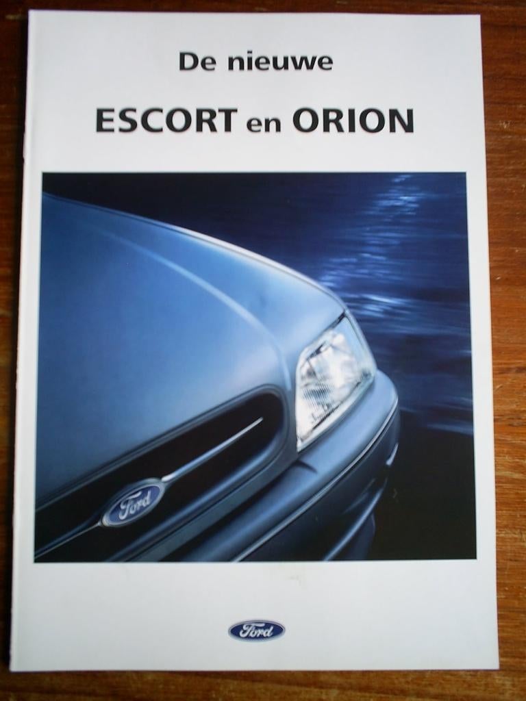 Ford Orion en Escort De Nieuwe [ 7 / 1992 ] o.a. XR3i, Verzenden, Zo goed als nieuw, Ford