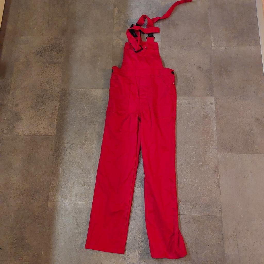 Rode tuinbroek maat 140, Broek, Jongen of Meisje, Nieuw, Ophalen of Verzenden