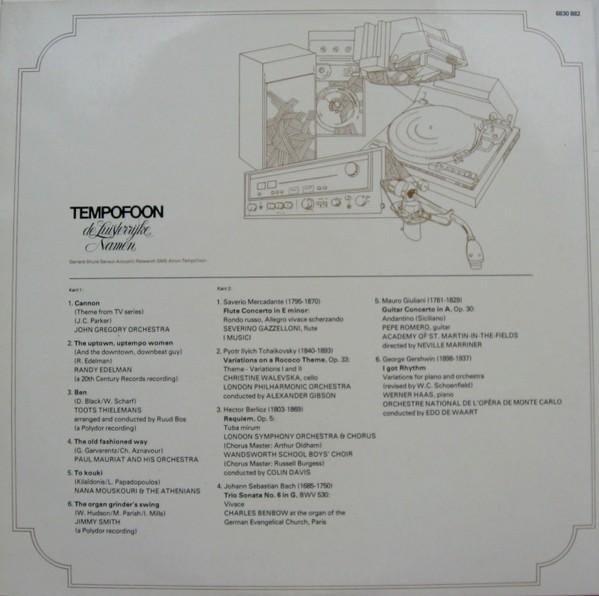 SHURE-Garrard /Tempofoon reclame LP VERZENDEN /OPHALEN, Ophalen, Gebruikt, Thorens