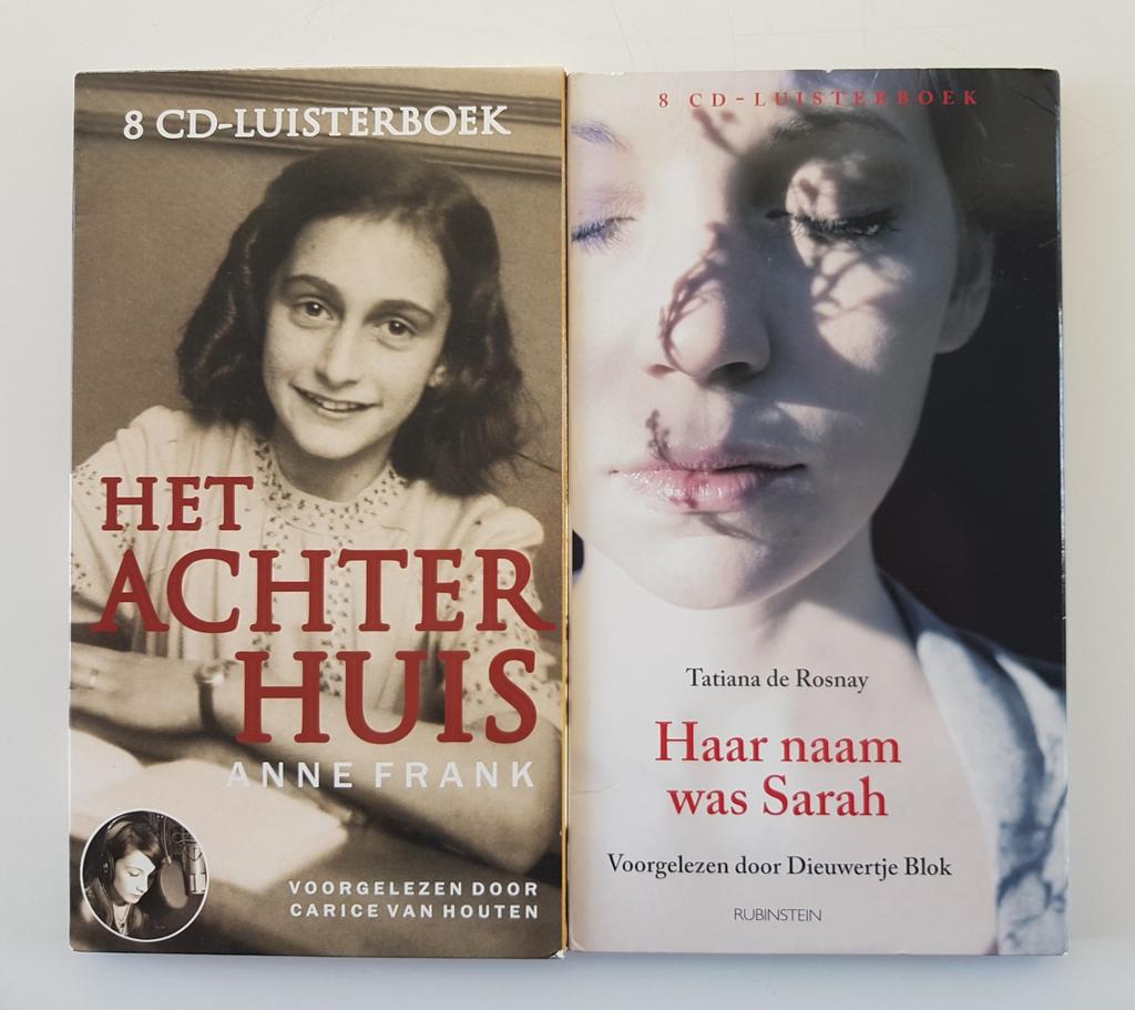 2x Luisterboek WOII | Anne Frank | Haar Naam was Sarah, Ophalen of Verzenden, Anne Frank, Cd