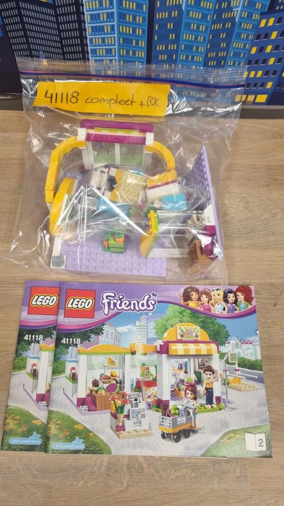 LEGO Friends set 41118 Heartlake Supermarkt 2016, Kinderen en Baby's, Speelgoed | Duplo en Lego, Zo goed als nieuw, Lego, Complete set
