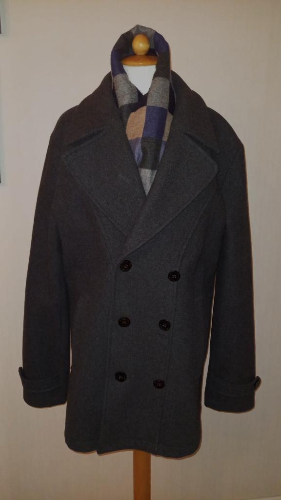 Dstrezzed antraciet grijze coat maat L, Maat 52/54 (L), Verzenden, Dstrezzed, Nieuw