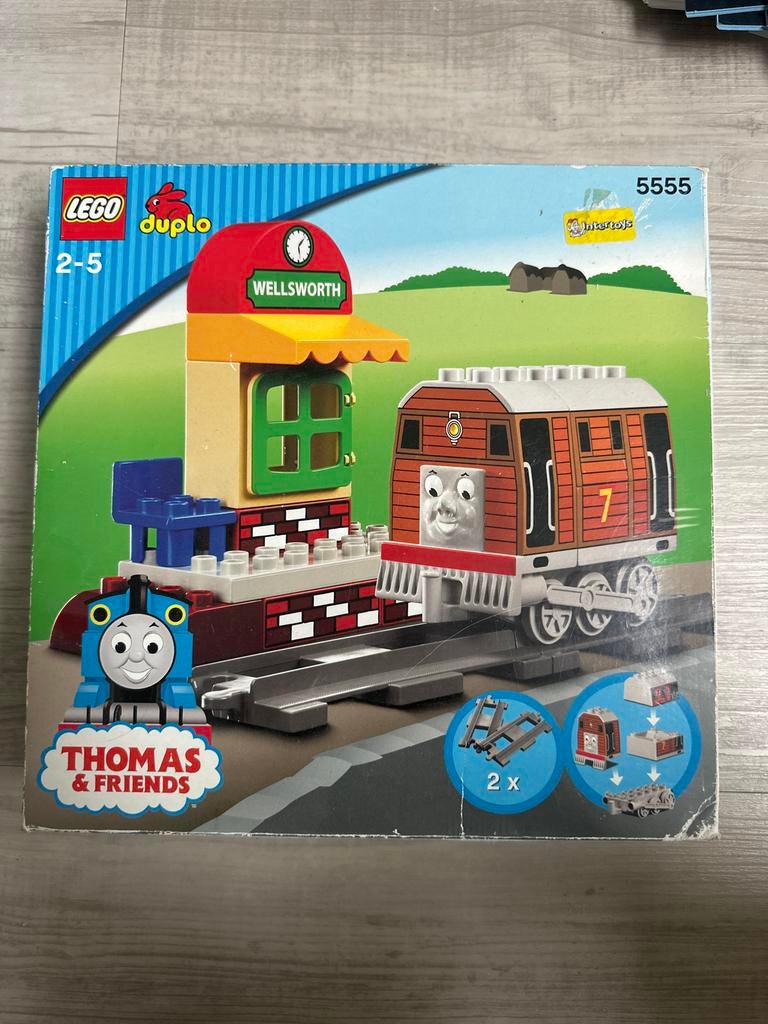 Lego Duplo Thomas de Trein 5555 - Compleet!, Verzenden, Gebruikt, Complete set, Duplo