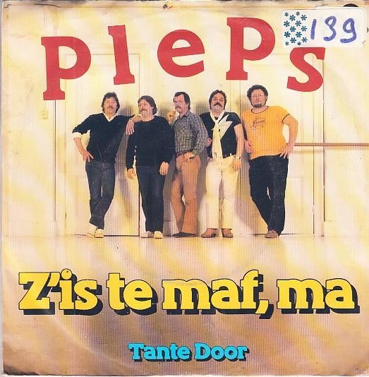 pleps - z ís te maf , ma / tante door ( 1981/piraat), Cd's en Dvd's, Gebruikt, 7 inch, Single, Ophalen of Verzenden