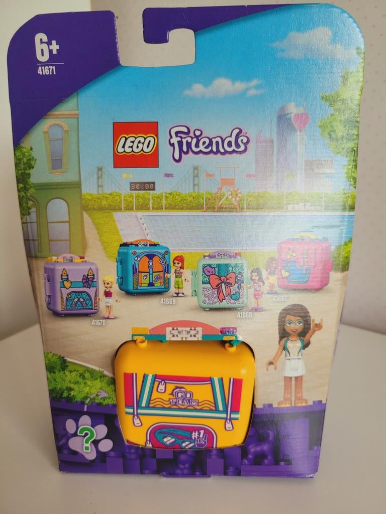 Lego Friends nr 41671 Andreas zwemkubus, Ophalen, Zo goed als nieuw, Complete set, Lego