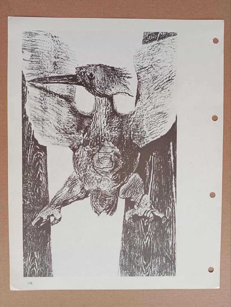 Roland Topor offset prent druk jaren 70, Ophalen of Verzenden