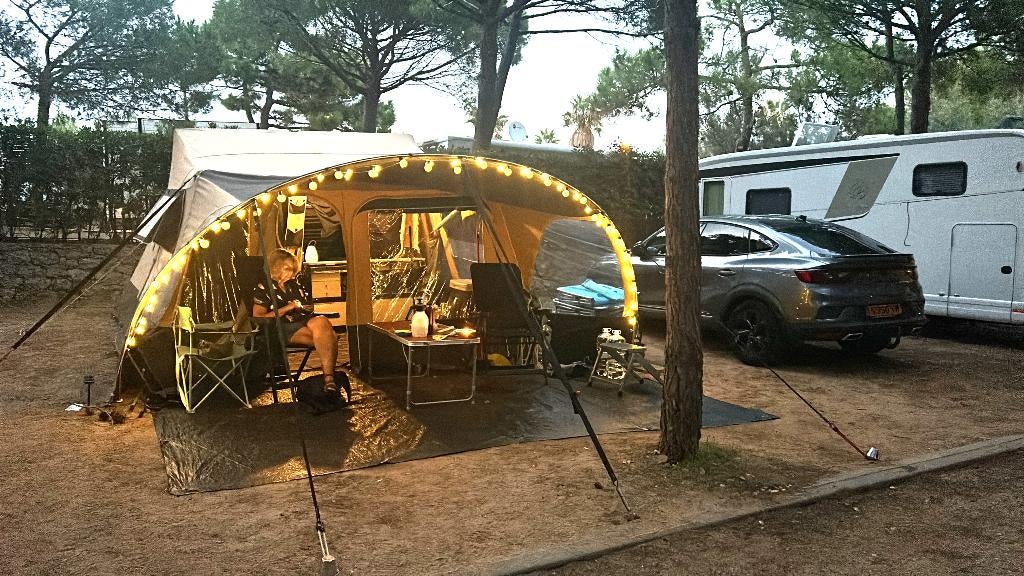 Vouwwagen Jamet Outdoor-2025-Mover-Nieuwstaat, Caravans en Kamperen, Vouwwagens, Ophalen, Beige, Aanwezig, Jamet