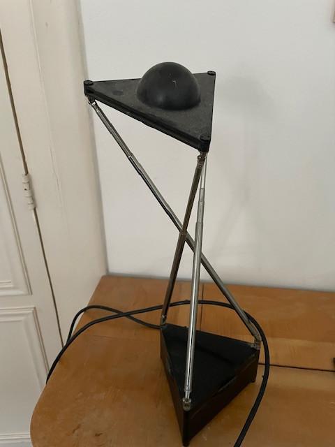 Porsche design lamp Kandido, zwart, Ophalen, Gebruikt, Jaren '80, 75 cm of meer