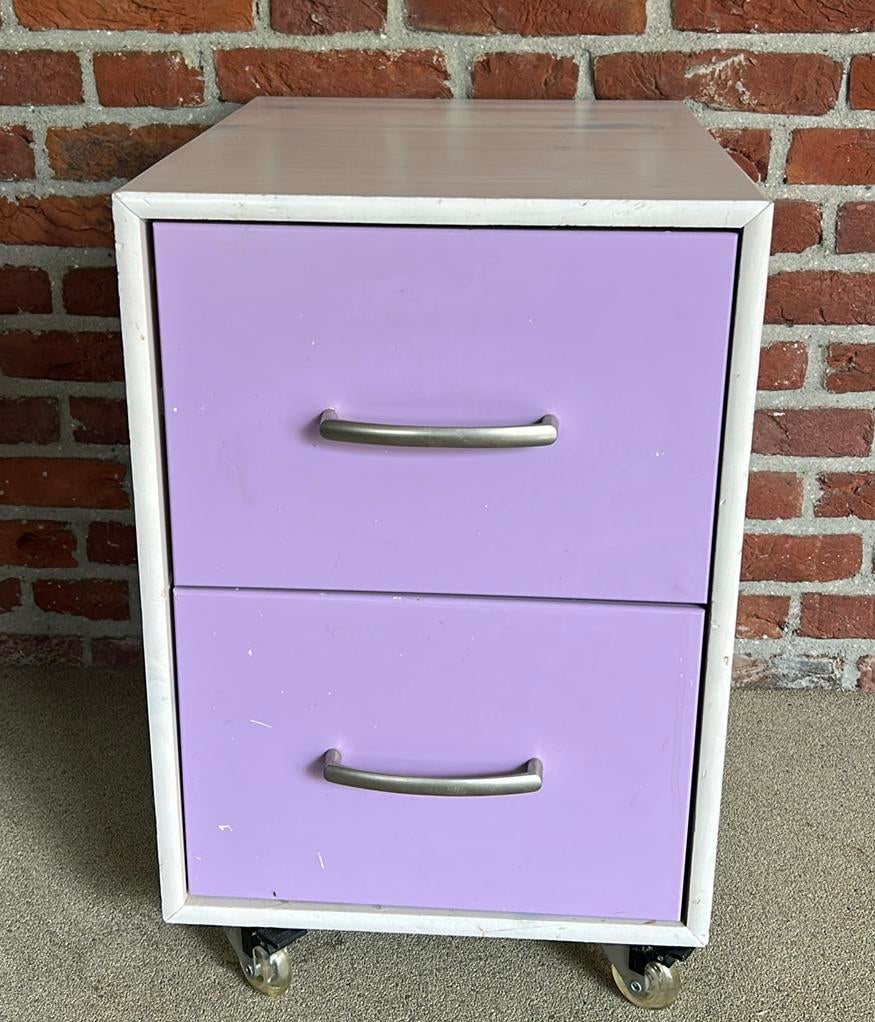 Schattig lila ladenkastje  van Lifetime, Minder dan 50 cm, Ophalen of Verzenden, Zo goed als nieuw, 3 of 4 laden