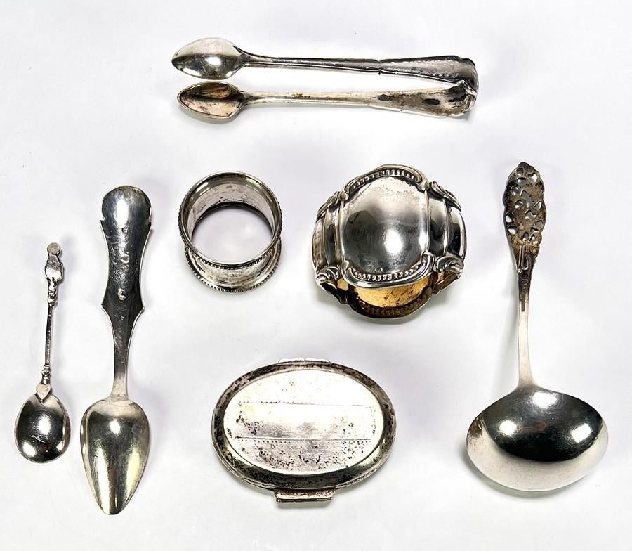 1316. Convoluut zilver – bestek en doosje, 19e/20e eeuw, Antiek en Kunst, Ophalen of Verzenden