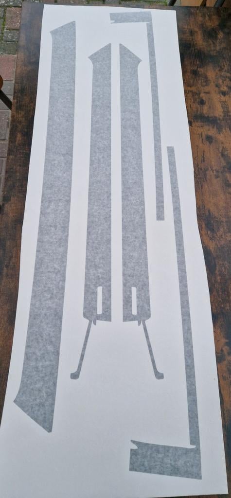 Achterklep Folie set in mat zwart voor VW Scirocco II 53B, Ophalen of Verzenden, Nieuw, Volkswagen