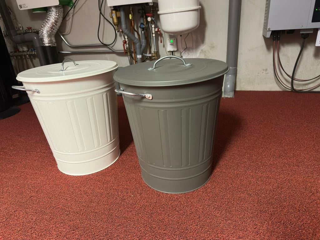 Opberger of wasmand van metaal, Ophalen, Zo goed als nieuw, Metaal