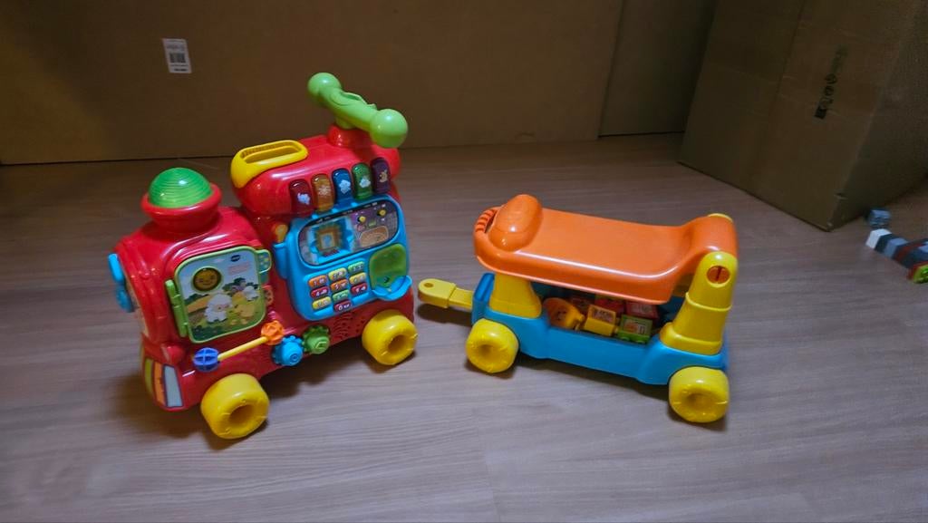 VTech Interactieve Trein - Loopwagen en Speeltrein, Kinderen en Baby's, Speelgoed | Vtech, Ophalen of Verzenden