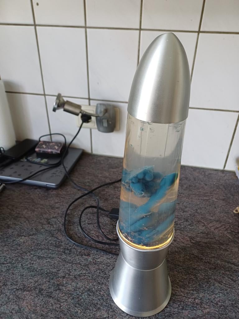Lavalamp, Ophalen, Gebruikt