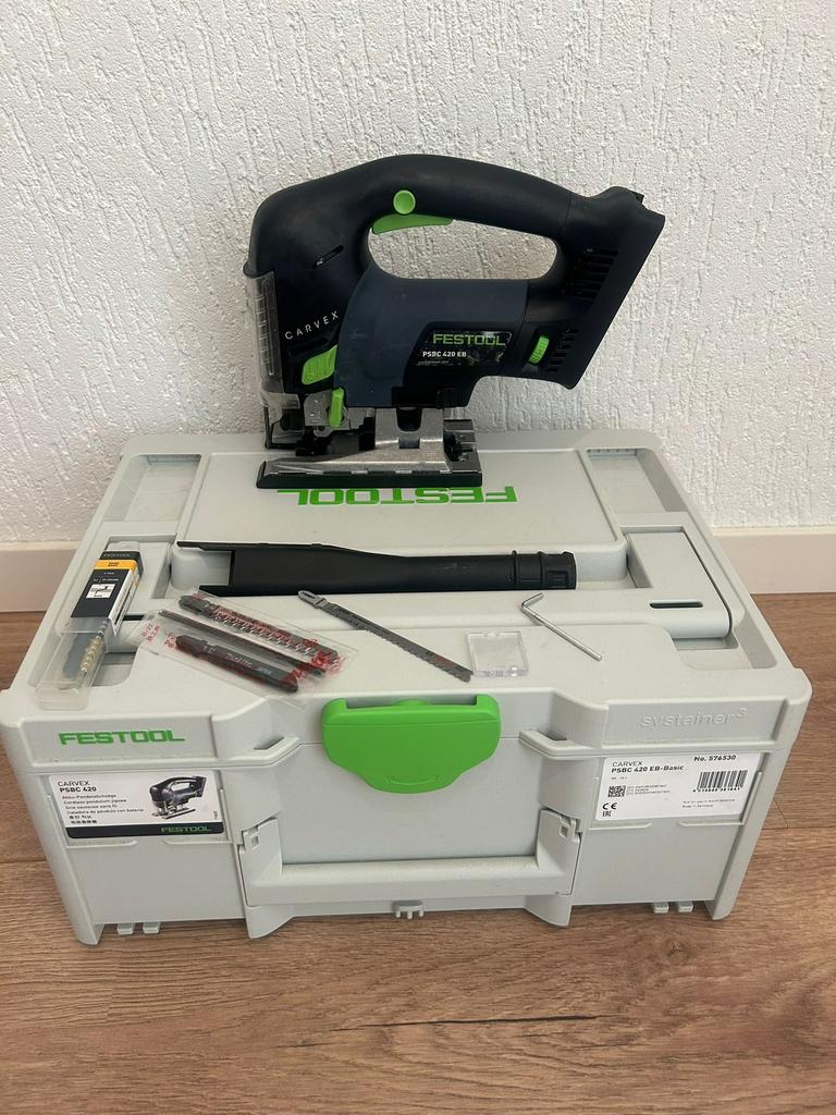 Festool PSBC 420 EB Basic, Ophalen, Gebruikt, Decoupeerzaag, 30 tot 70 mm