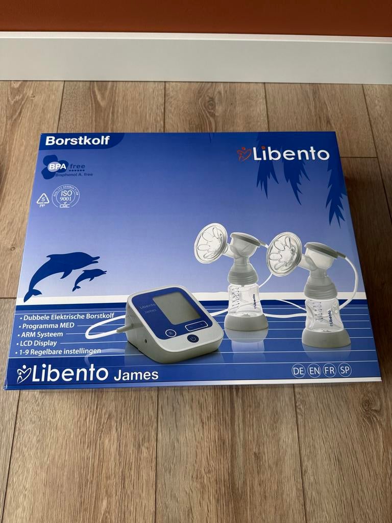 Libento James Dubbele Elektrische Borstkolf, Ophalen of Verzenden, Zo goed als nieuw