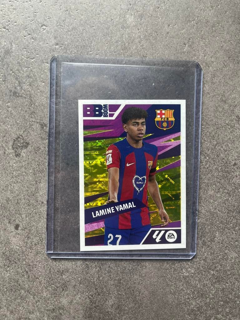 2024-25 Panini La Liga EA Sports Stickers Lamine Yamal, Ophalen of Verzenden, Zo goed als nieuw, Meerdere stickers