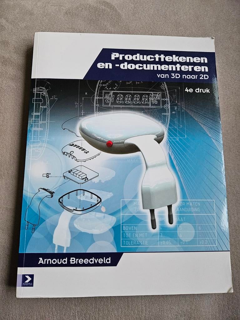 Studieboek Producttekenen en documenteren 4e druk, Ophalen of Verzenden, Zo goed als nieuw